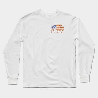 Patriotic Bison Logo Long Sleeve T-Shirt